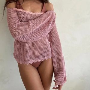Tenia sweater in rose